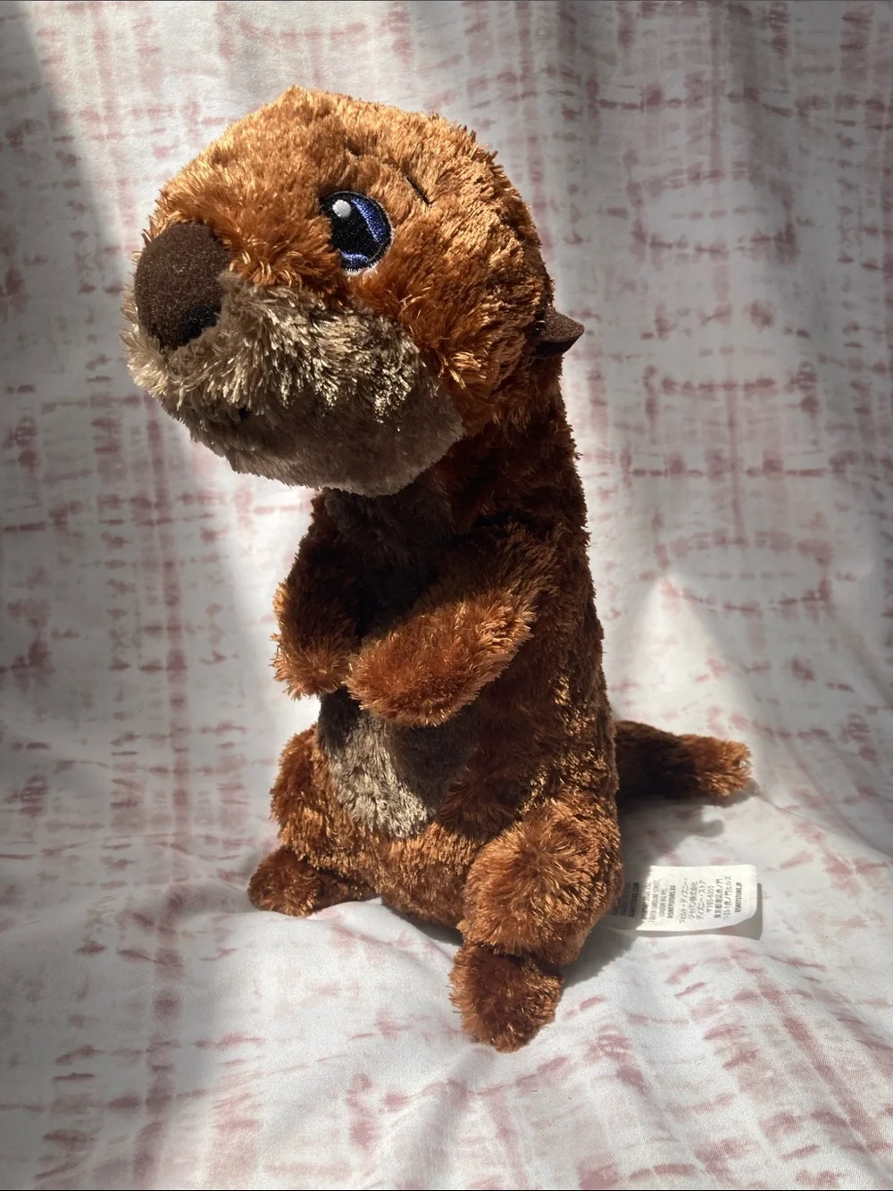Disney Store Pixar Finding Dory Sea Otter Plush Stuffed Animal Soft Eyes 10”